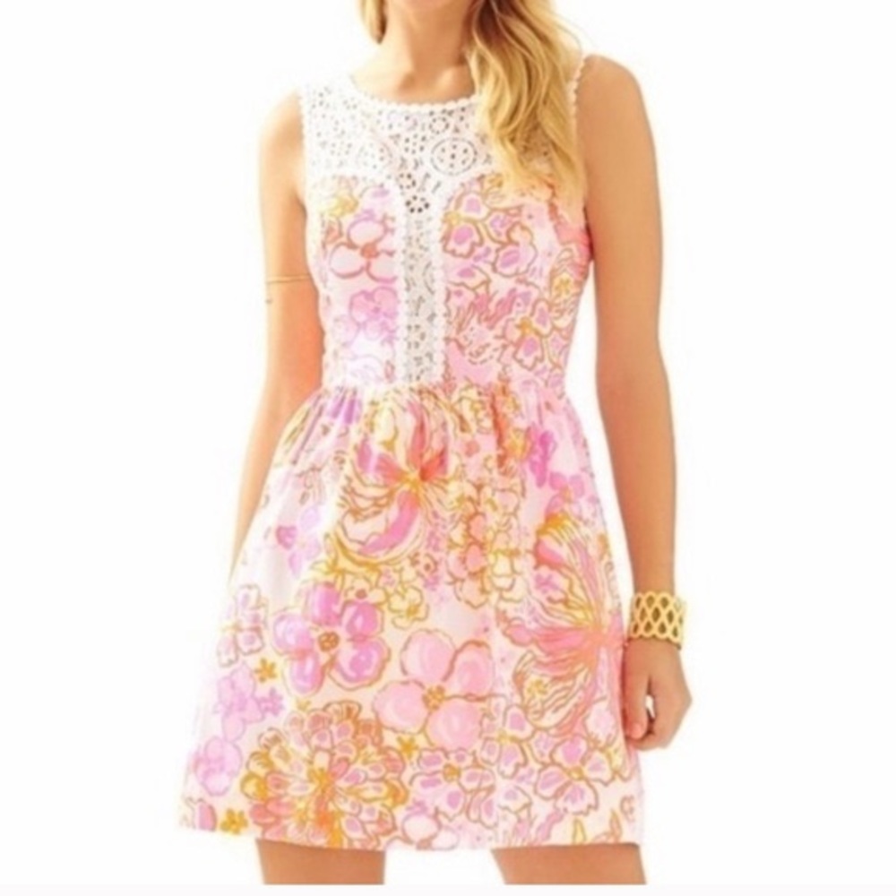 Lilly Pulitzer Reagan dress in Resort Happiness